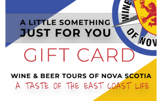 wine and beer tours nova scotia gift card